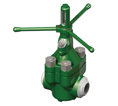 4、5000PSI rubber seal mud  valve Welded end